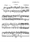 Sonate for Piano, 1st part
