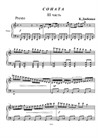 Sonate for Piano, 3rd Part